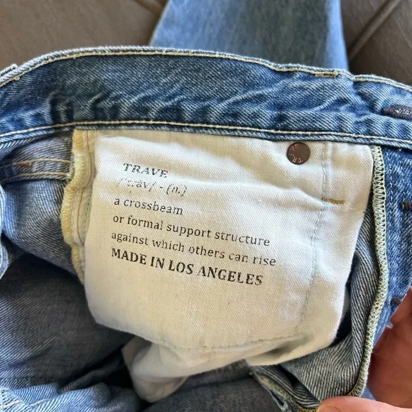 TRAVE Denim Straight Leg Jeans - Picture 6 of 7